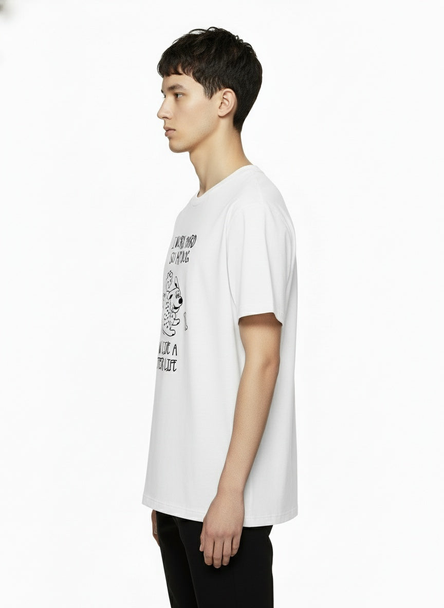 Work Hard for My Dog Graphic T-Shirt